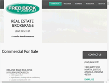 Tablet Screenshot of fredbeck.org